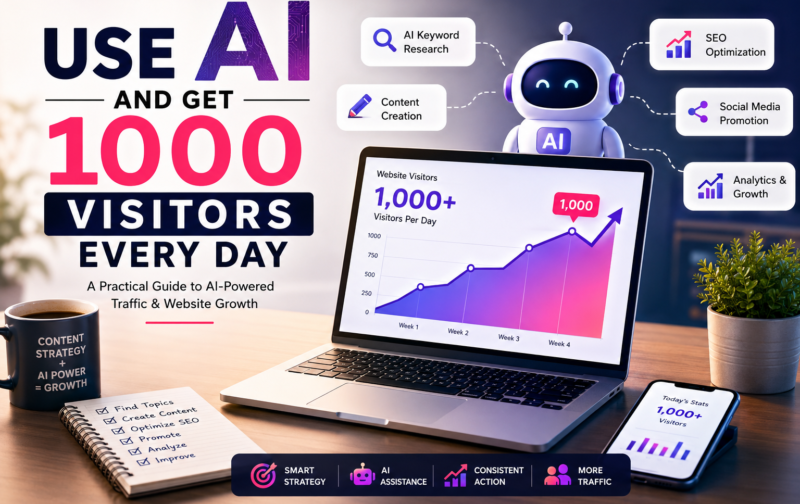 Use AI and Get 1,000 Visitors a Day