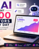 Use AI and Get 1,000 Visitors a Day